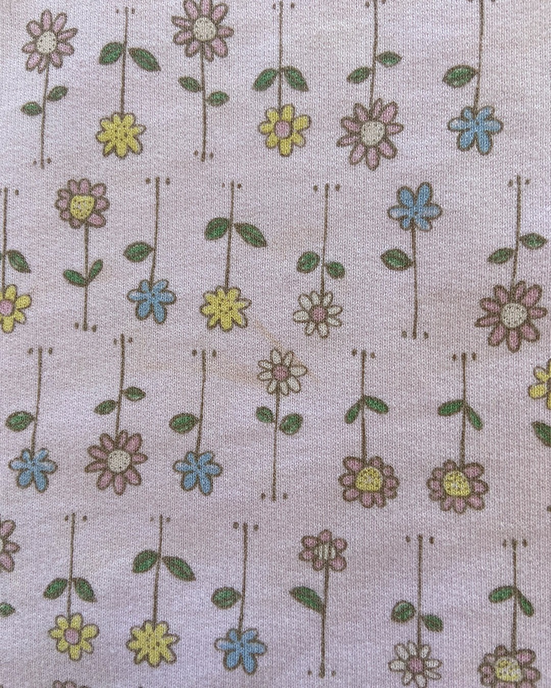 Pink dress with flowers - 6/12m - Image 2