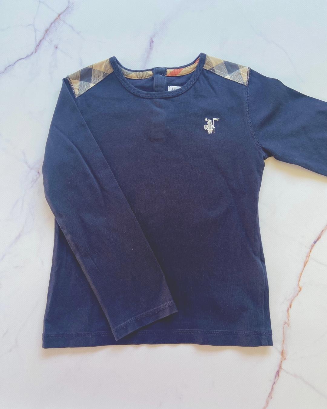 Burberry navy shirt - 3Y