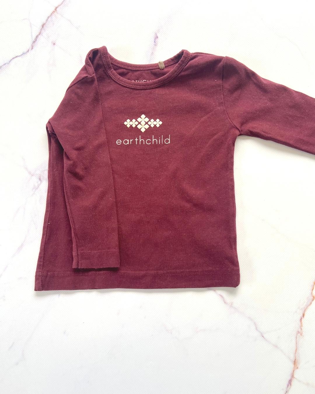Earth Child basic long sleeve top - 6/12m