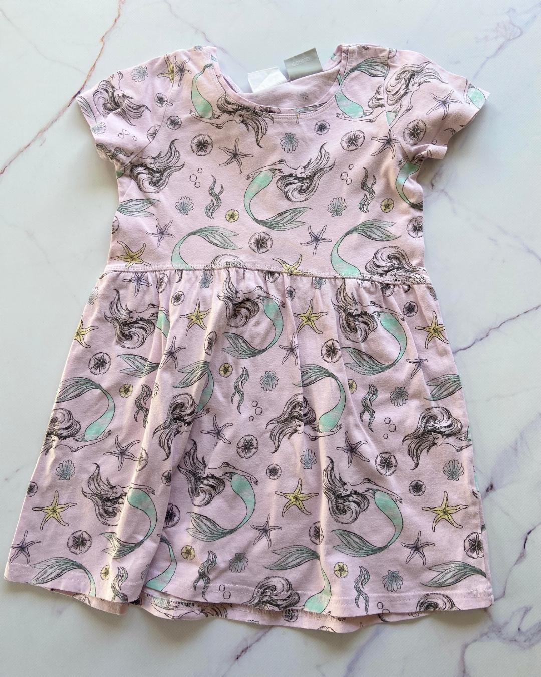 Cotton On mermaid dress - 4Y