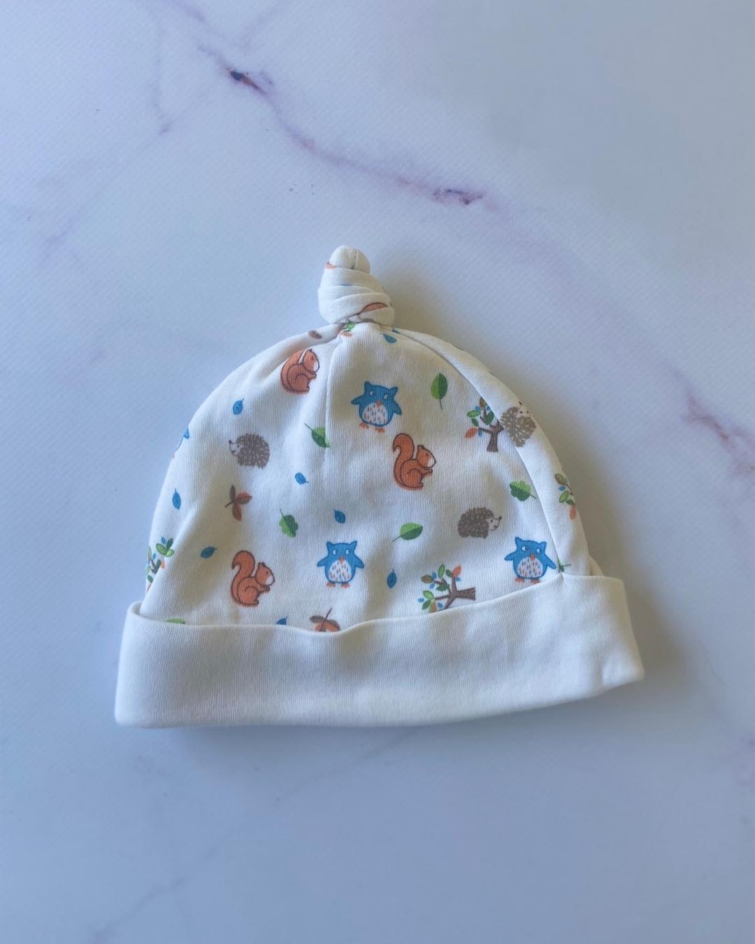 Jojo Memen Bebe forest animals beanie 0/3 M