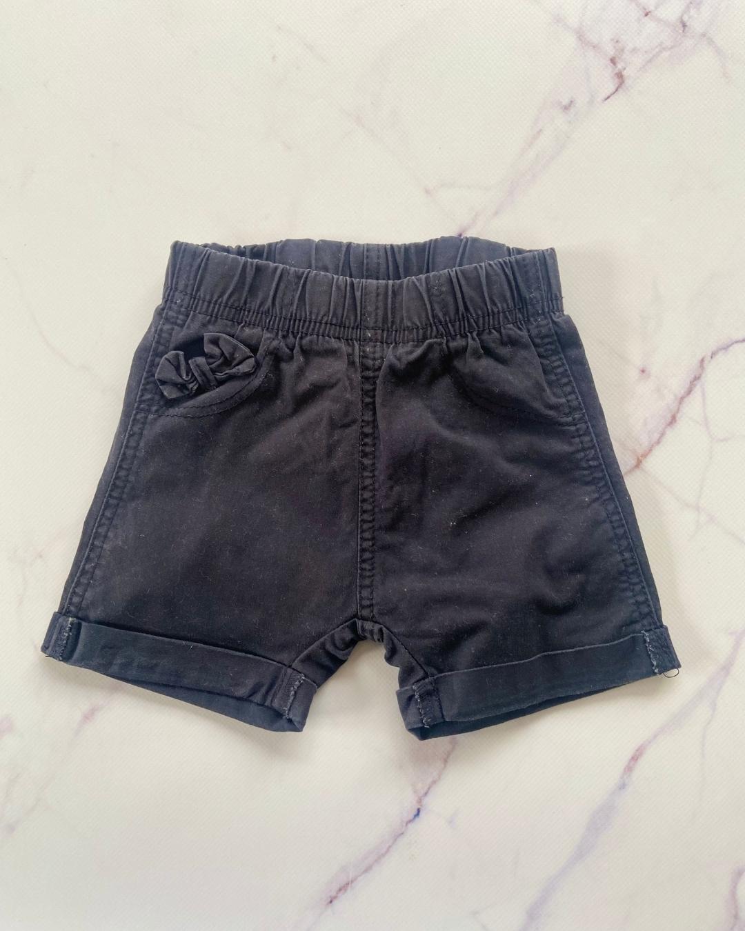 Woolworsth navy shorts 6/12M