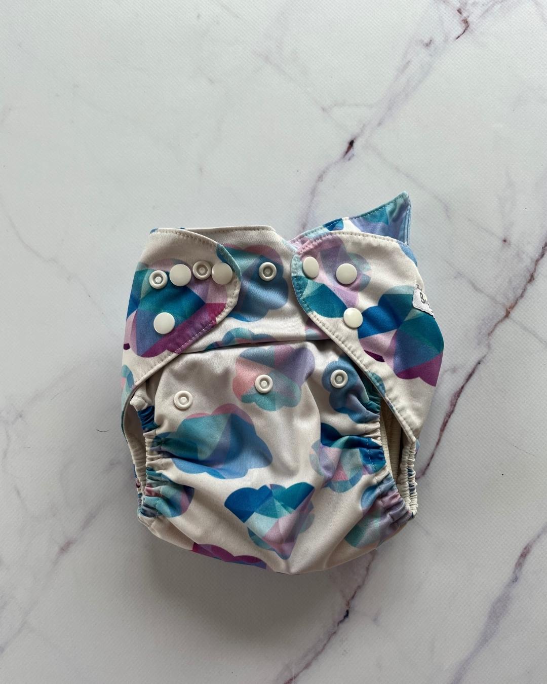 Biddy Kins reusable nappy clouds