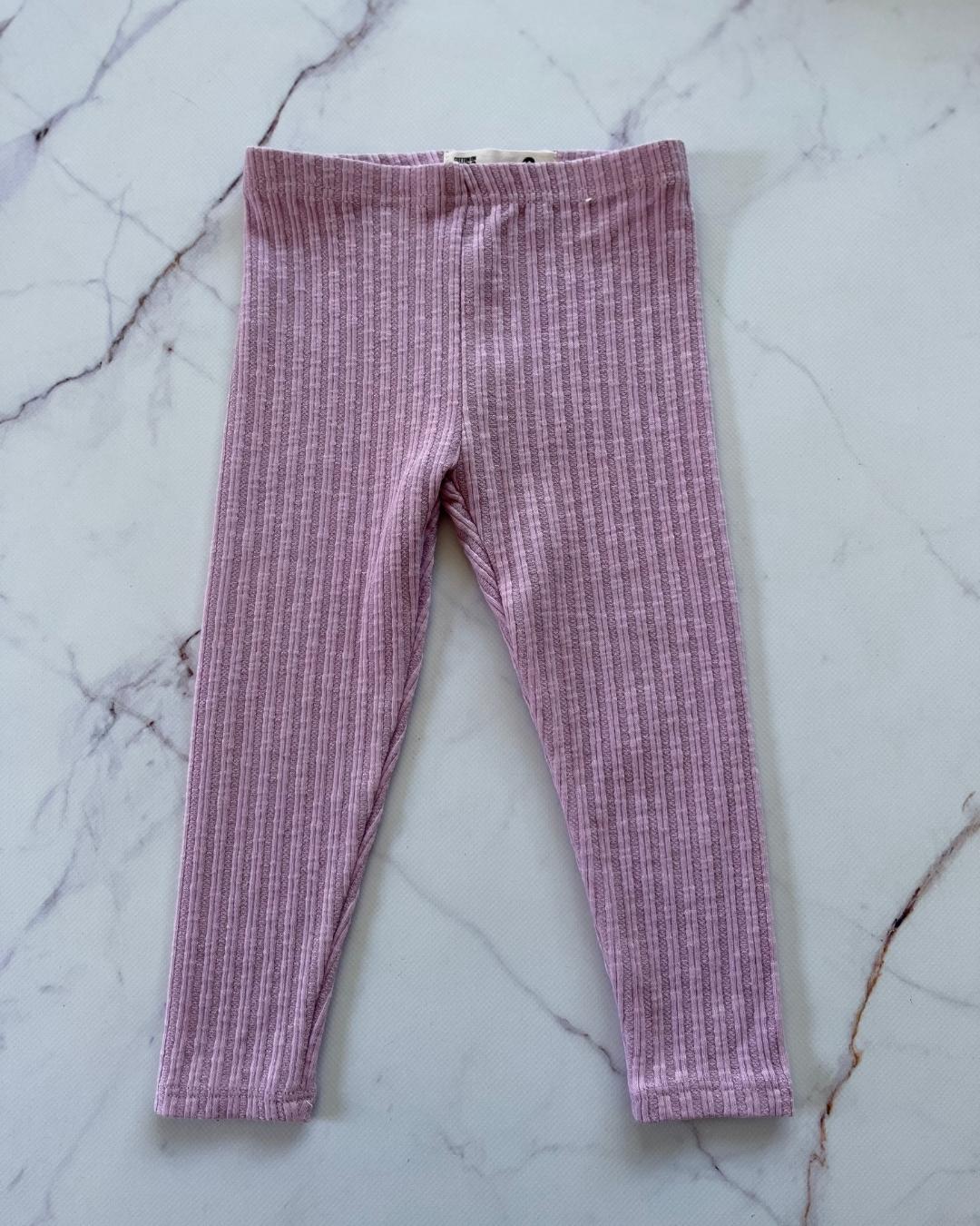 Cotton On purple leggings 2Y