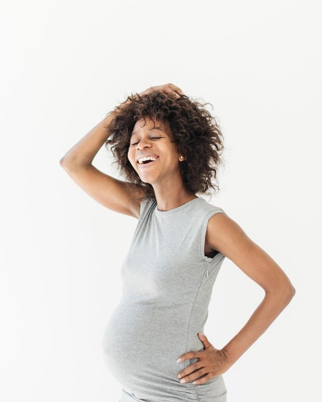 Momsy grey ruche dress - large