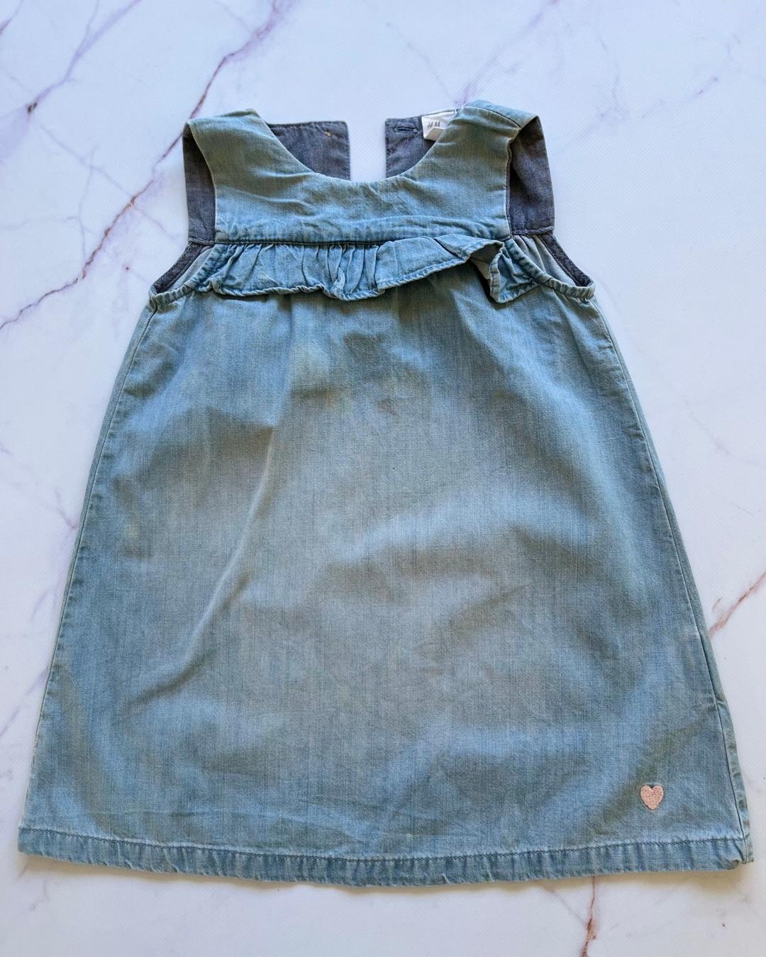 H&M cotton dress 18/24M