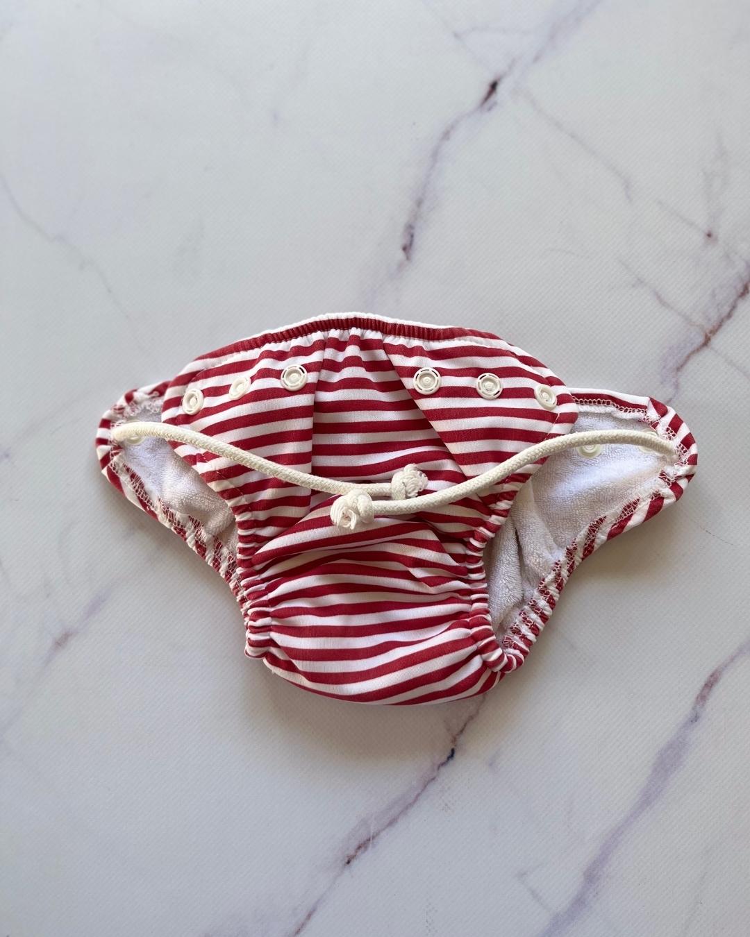 Inspire by Nature striped swimming nappy