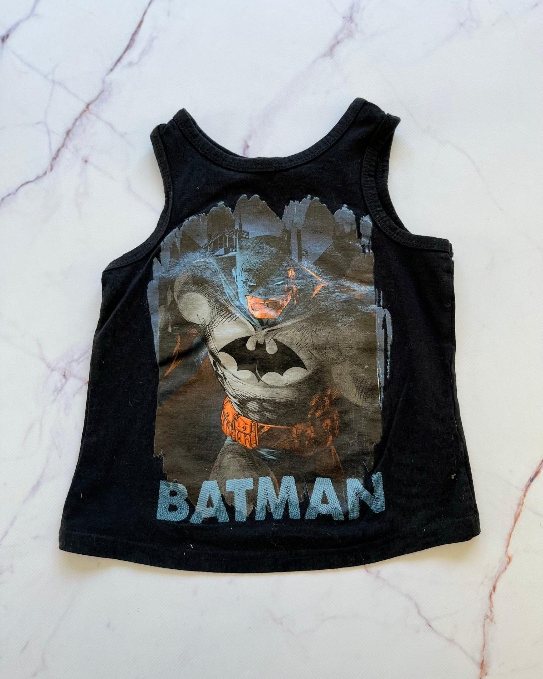 Batman black vest 3/4Y