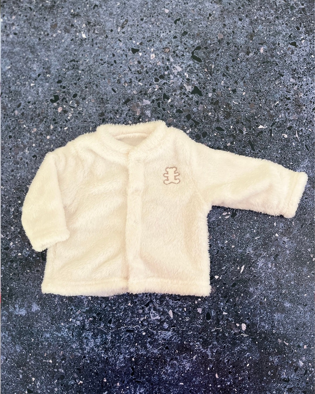 Woolworths white fluffy cardigan 1/3M