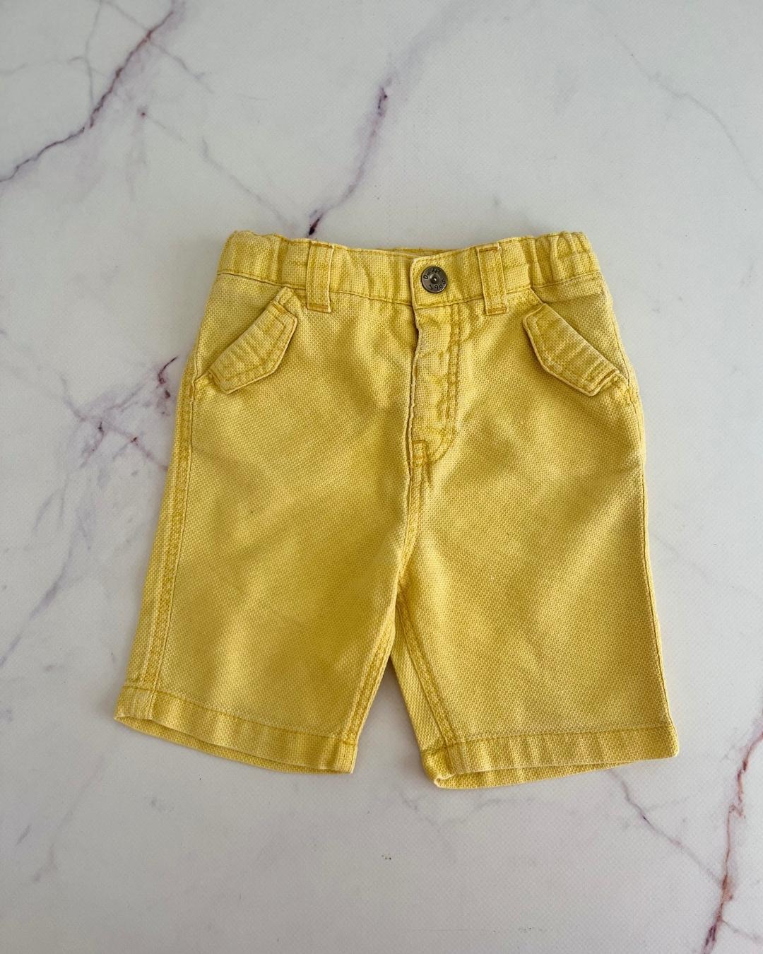 Orchestra yellow shorts 12M