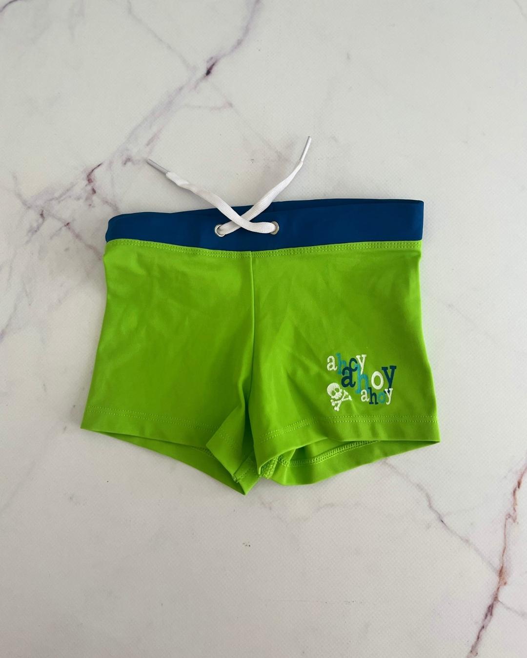 Orchestra green swimming shorts 2Y