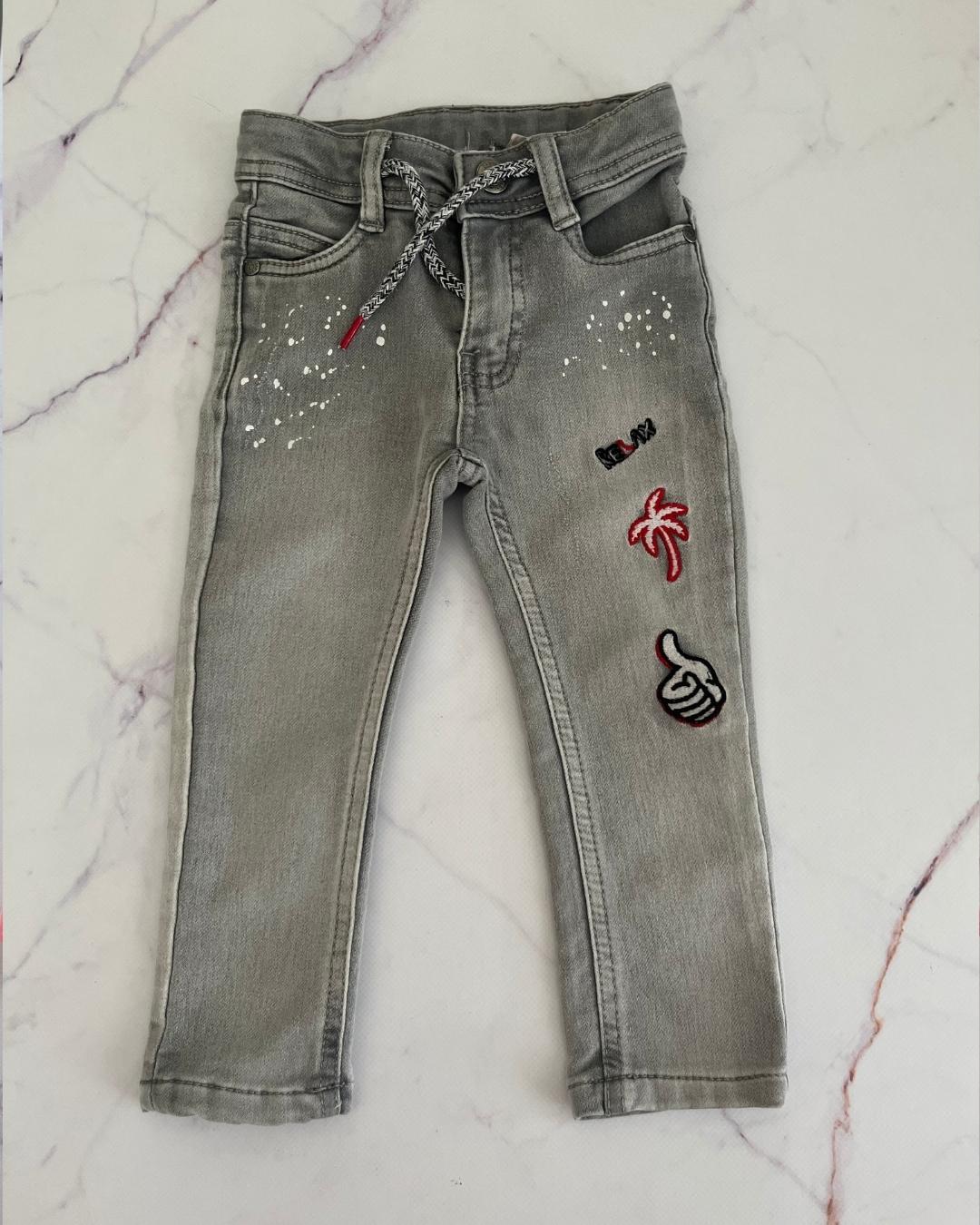 Orchestra grey 'Relax' jeans 2Y