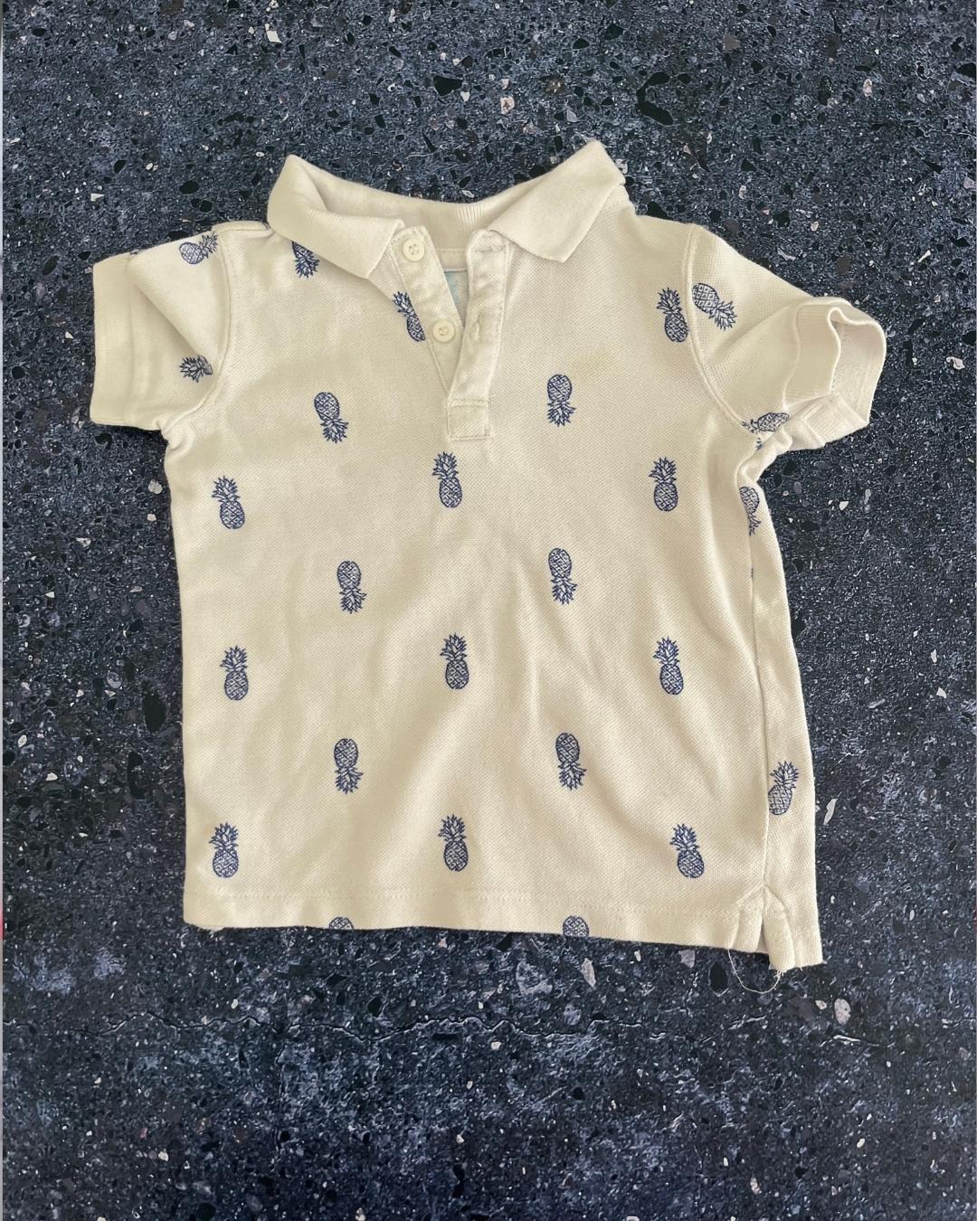 Cotton On white pineapple golfer 1Y