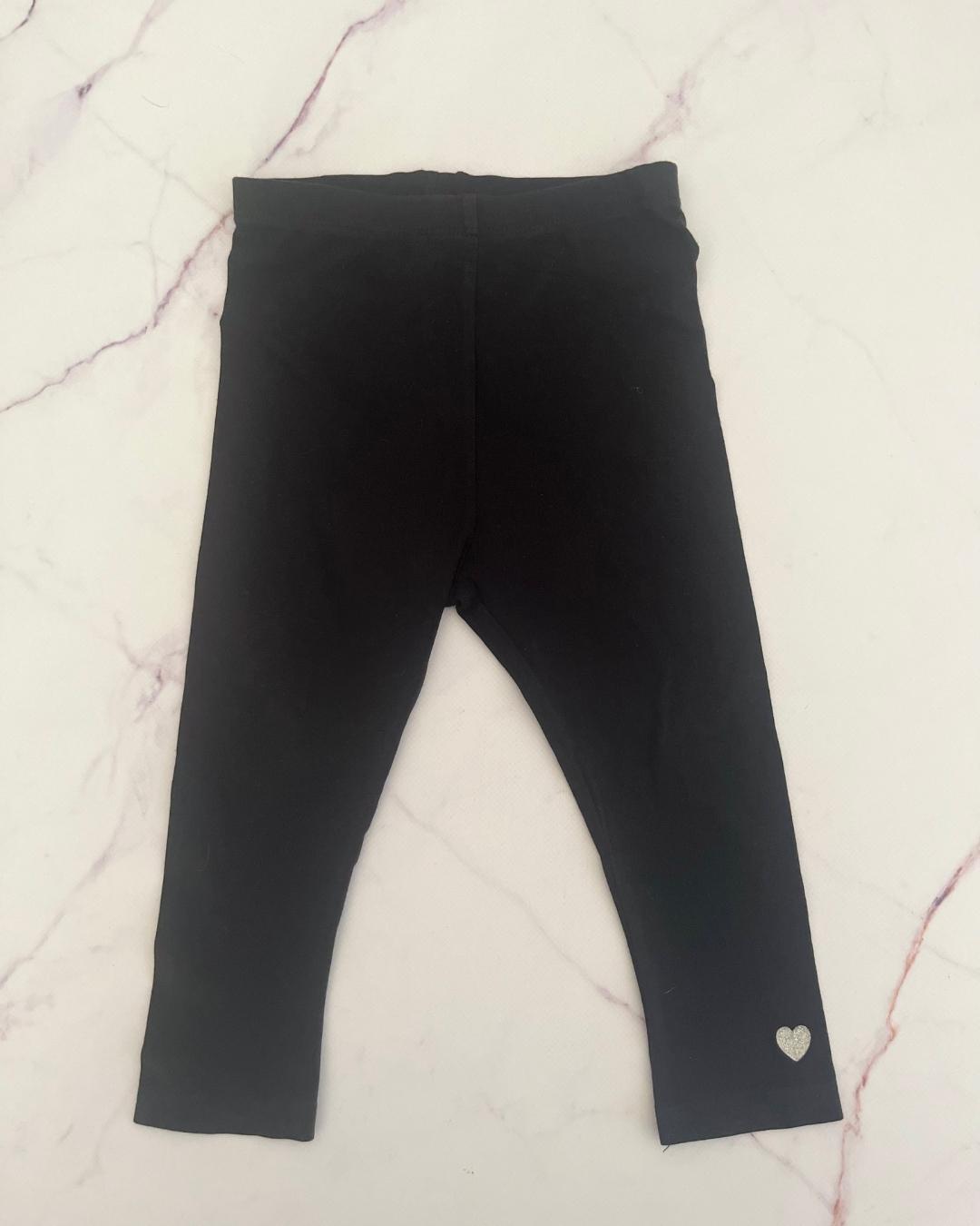 Woolworths black heart pants 12/18M