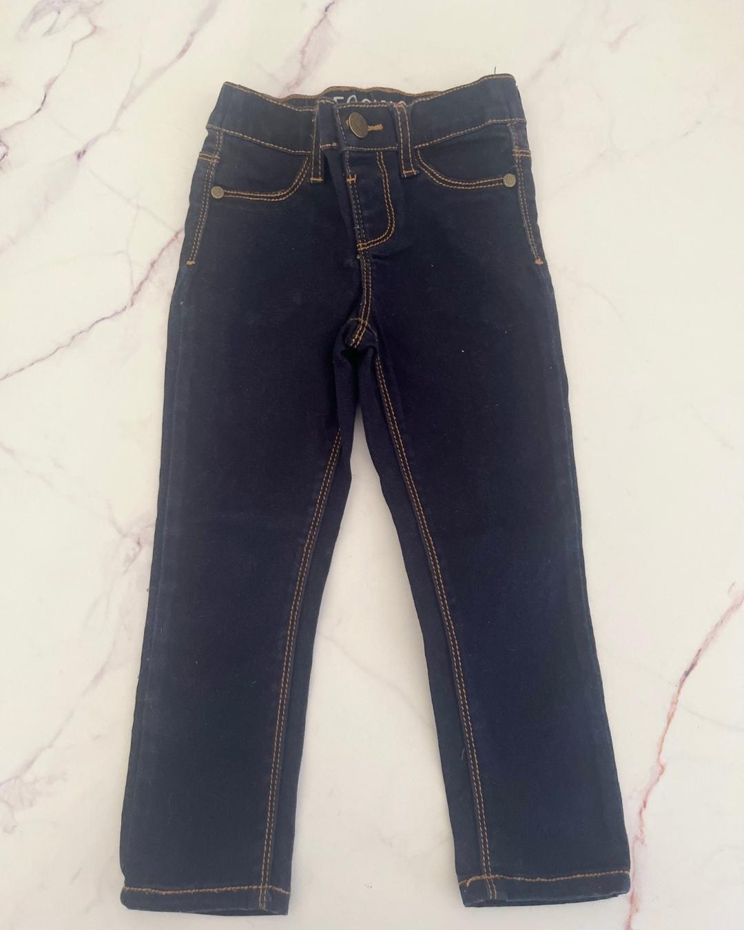 Woolworths blue jeggings 3/4Y