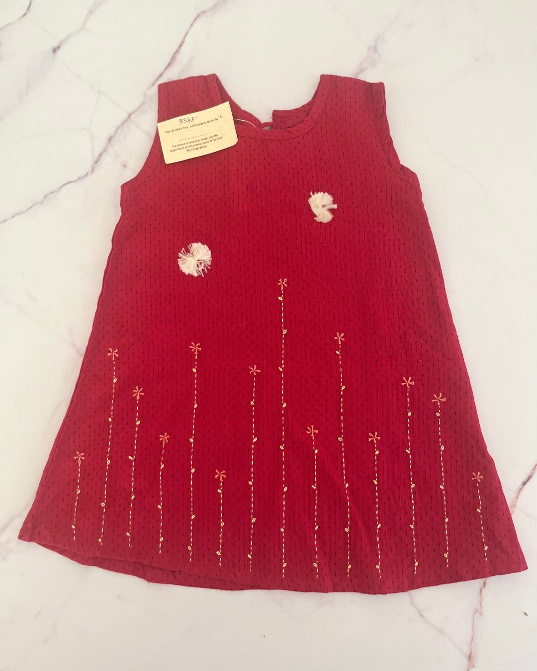 *NEW* Porgai red dress 2Y
