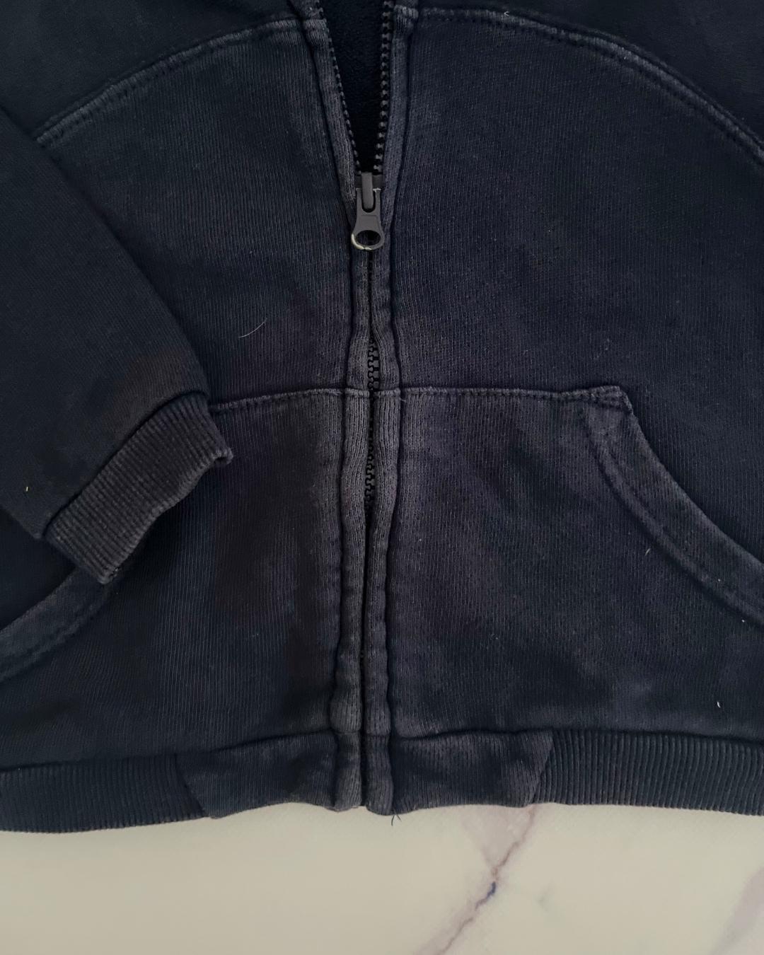 Zara blue hoodie 12/18M - Image 2