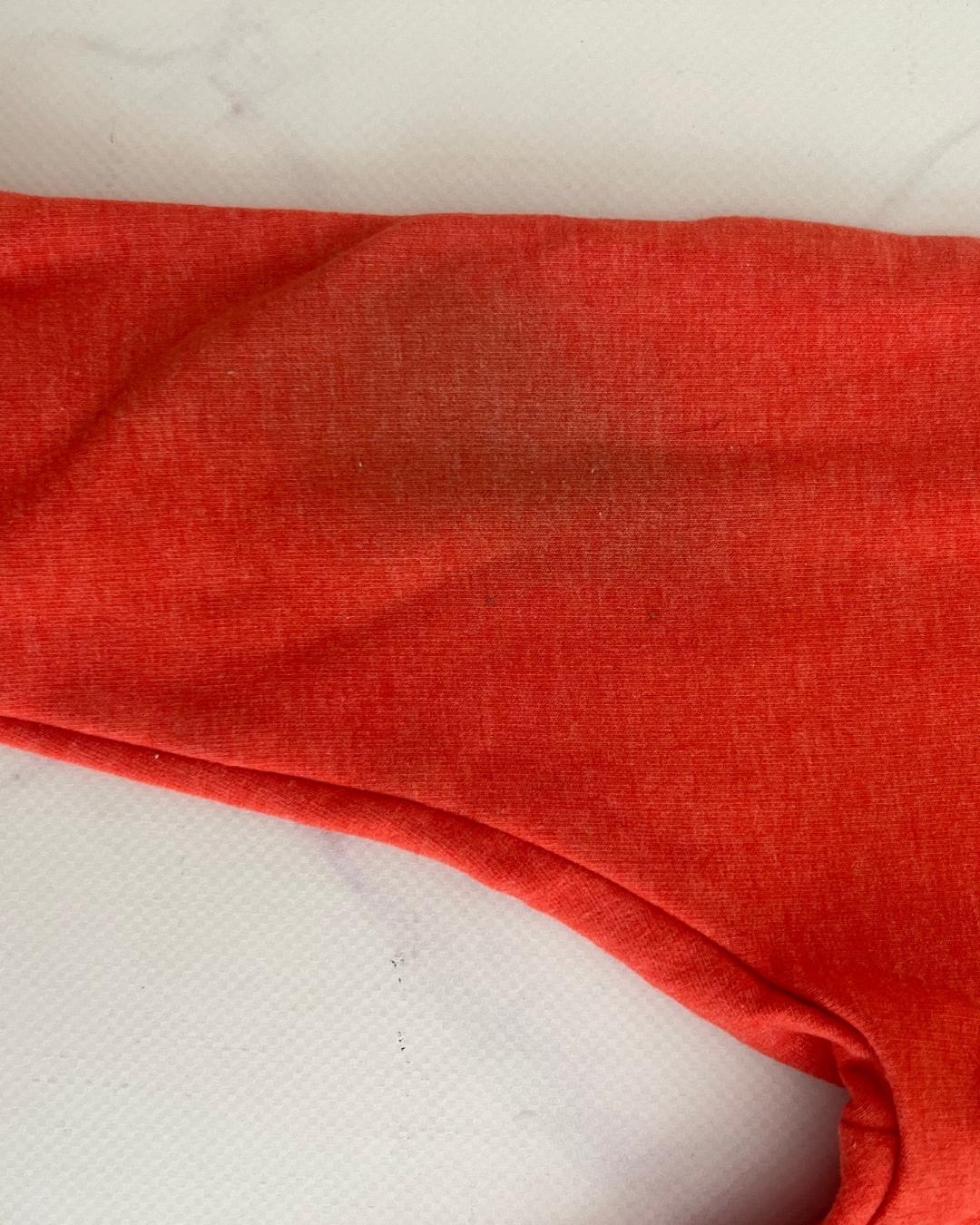 Keedo orange penguin pants 6/12M - Image 2