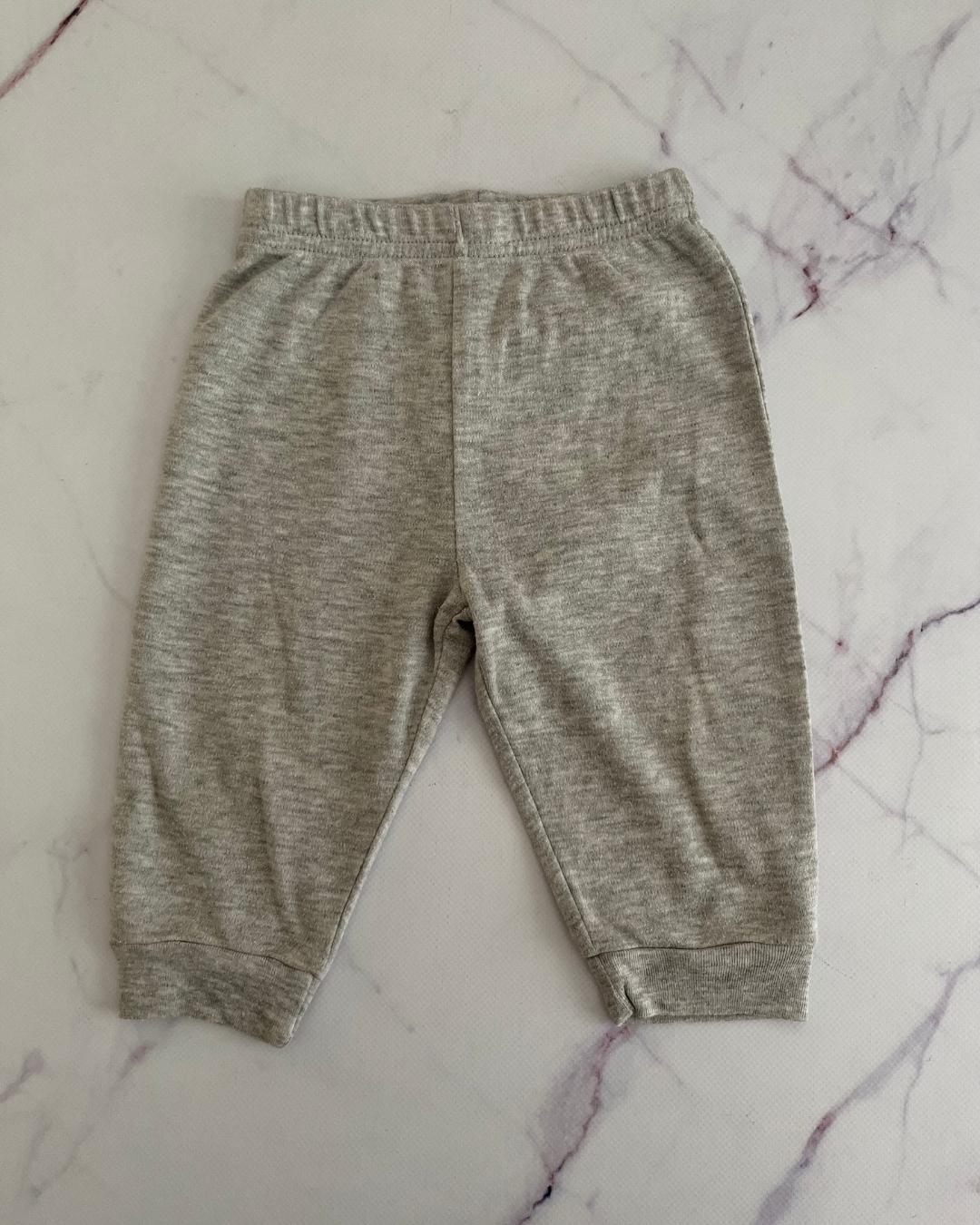 Mothers Choice grey pants 6/9M