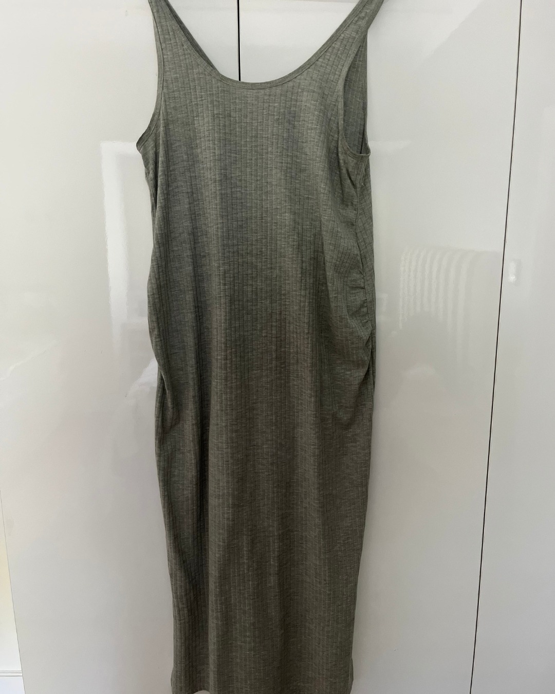 H&M grey ribbed dress Medium