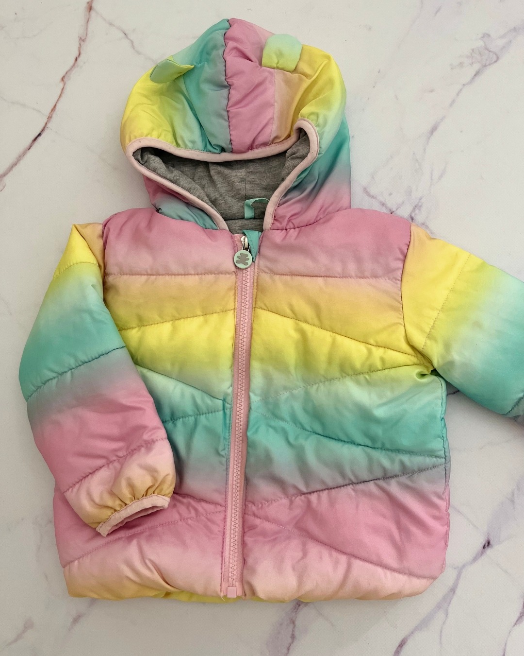 Woolworths rainbow coloured jacket 18/24M