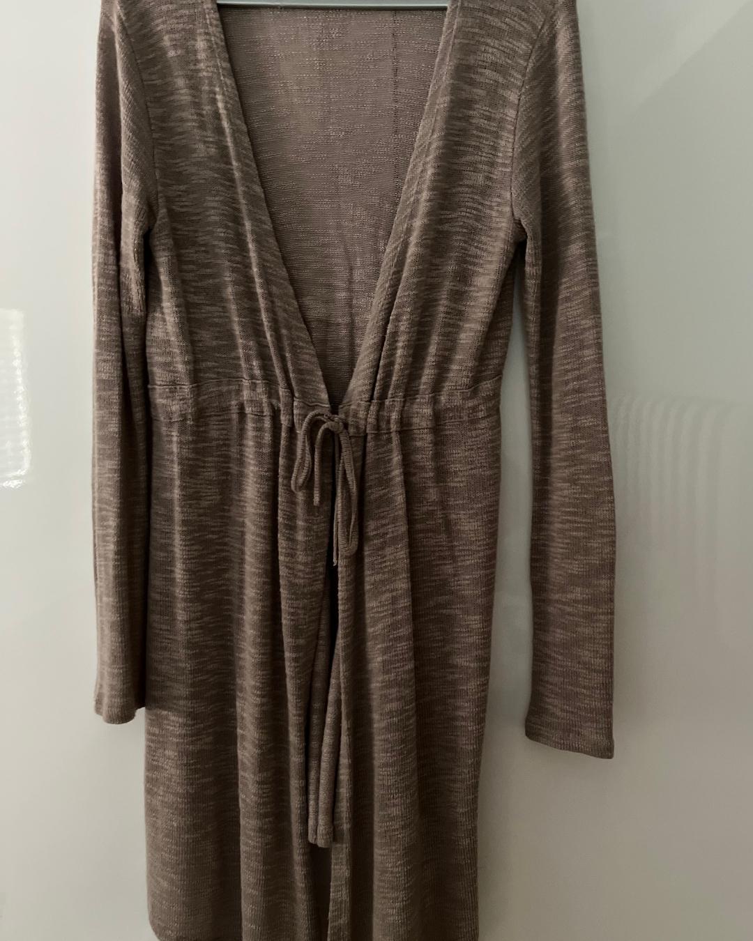 Cherry Melon brown maternity cardigan Small