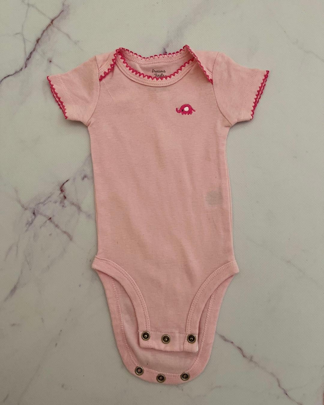 Carters pink elephant baby grow Newborn