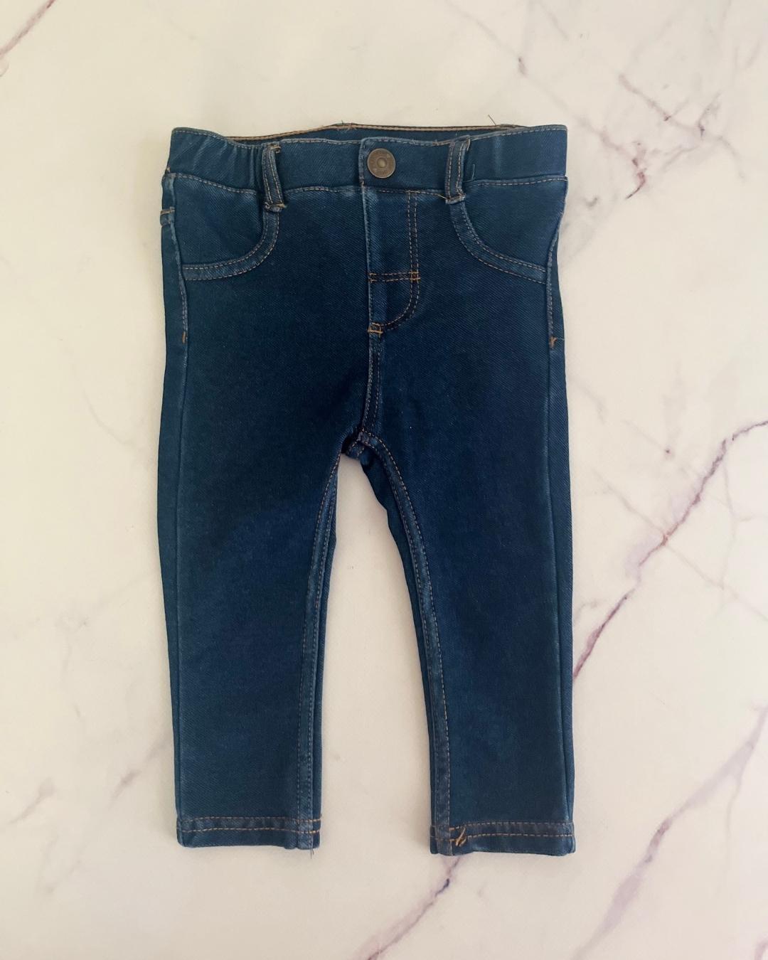 H&M blue denim jeans 9/12M