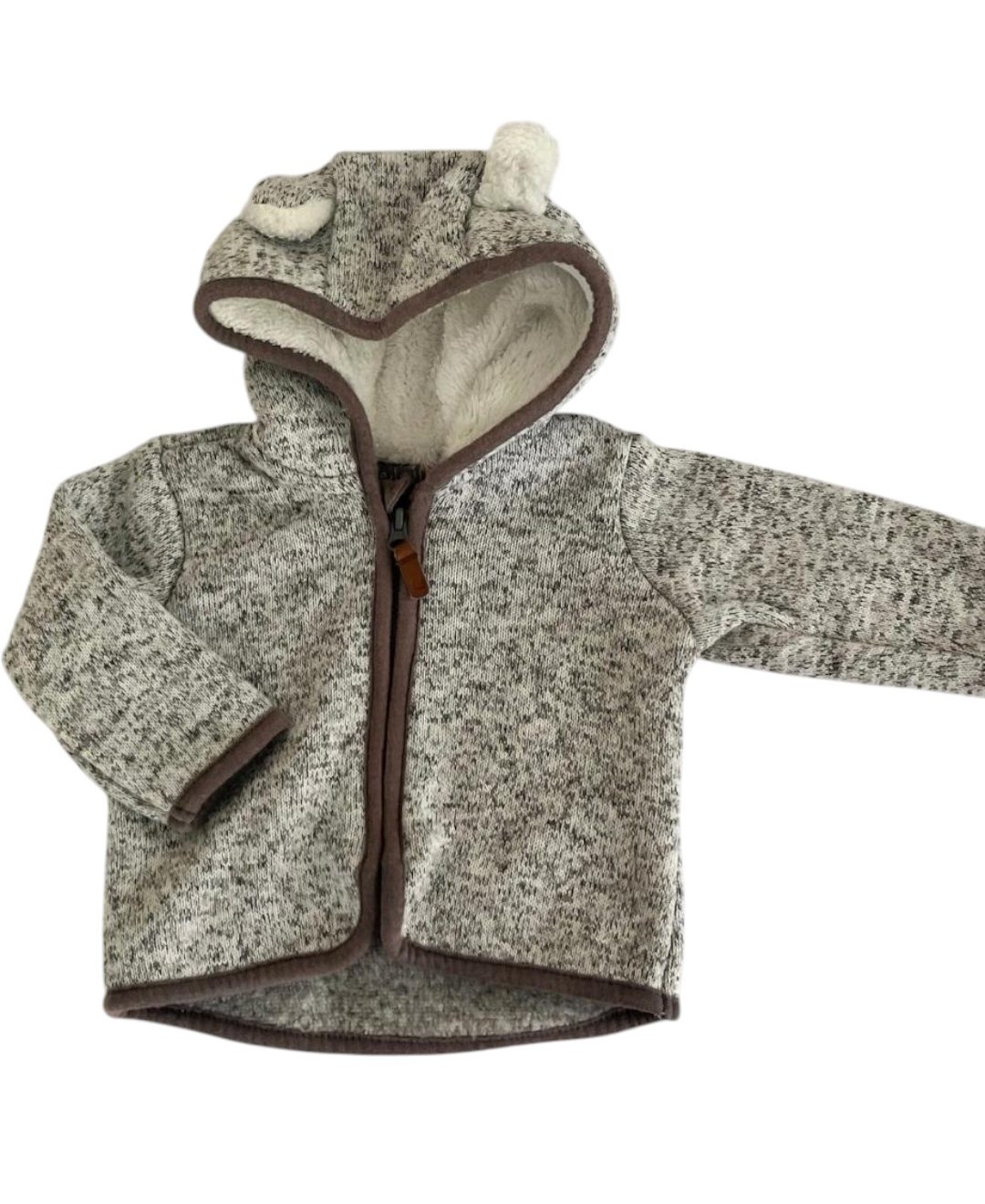 H&M grey melange hoodie 0/1M