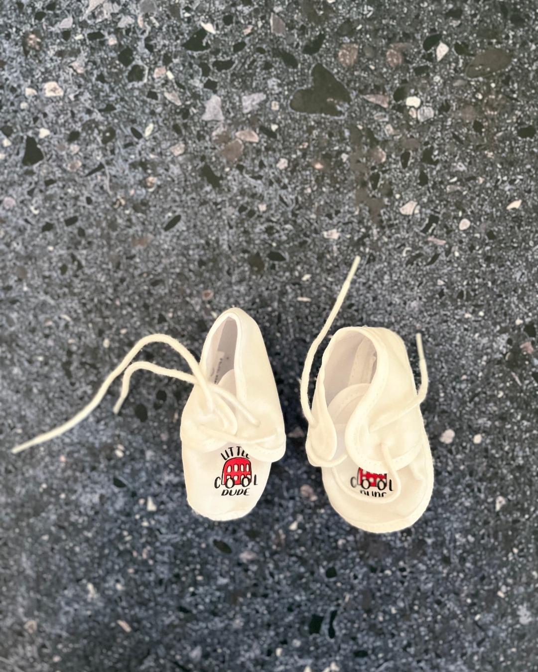 Little Dude white shoes Size 2