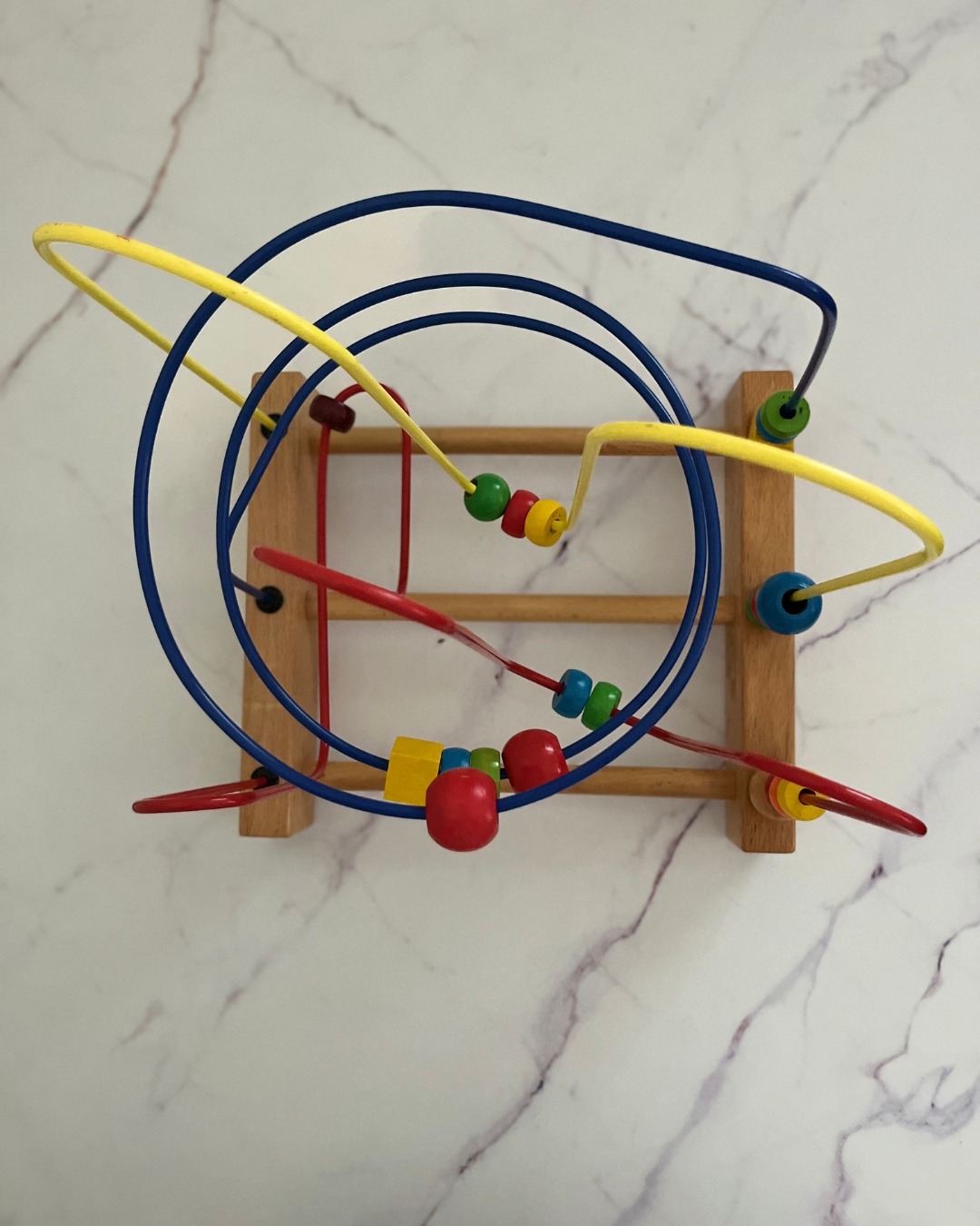 Wooden sensory blocks toy