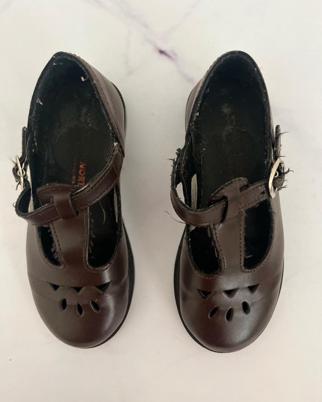 Woolworths brown leather sandals Size 11