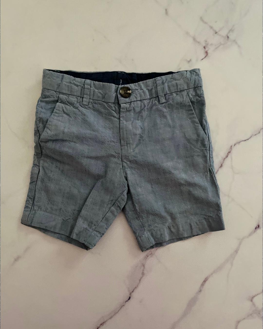 H&M blue shorts 18/24M
