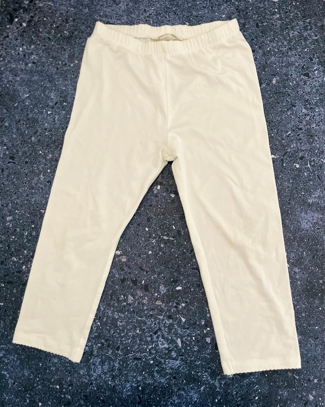 H&M white pants 9/10Y