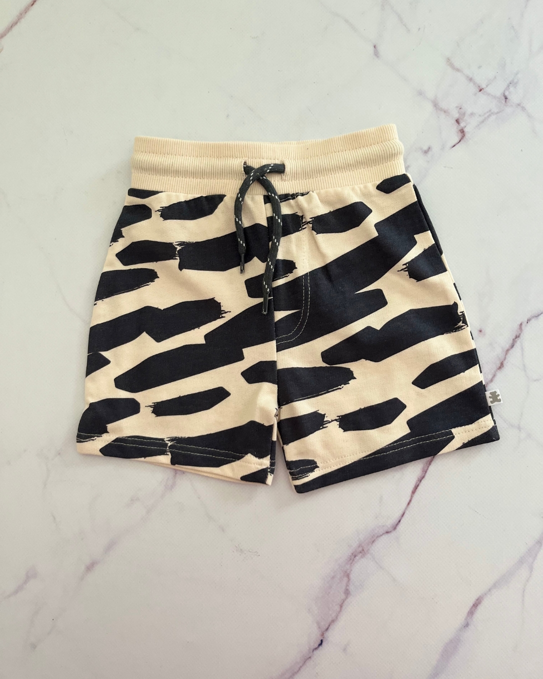 Woolworths beige and grey shorts 3/6M