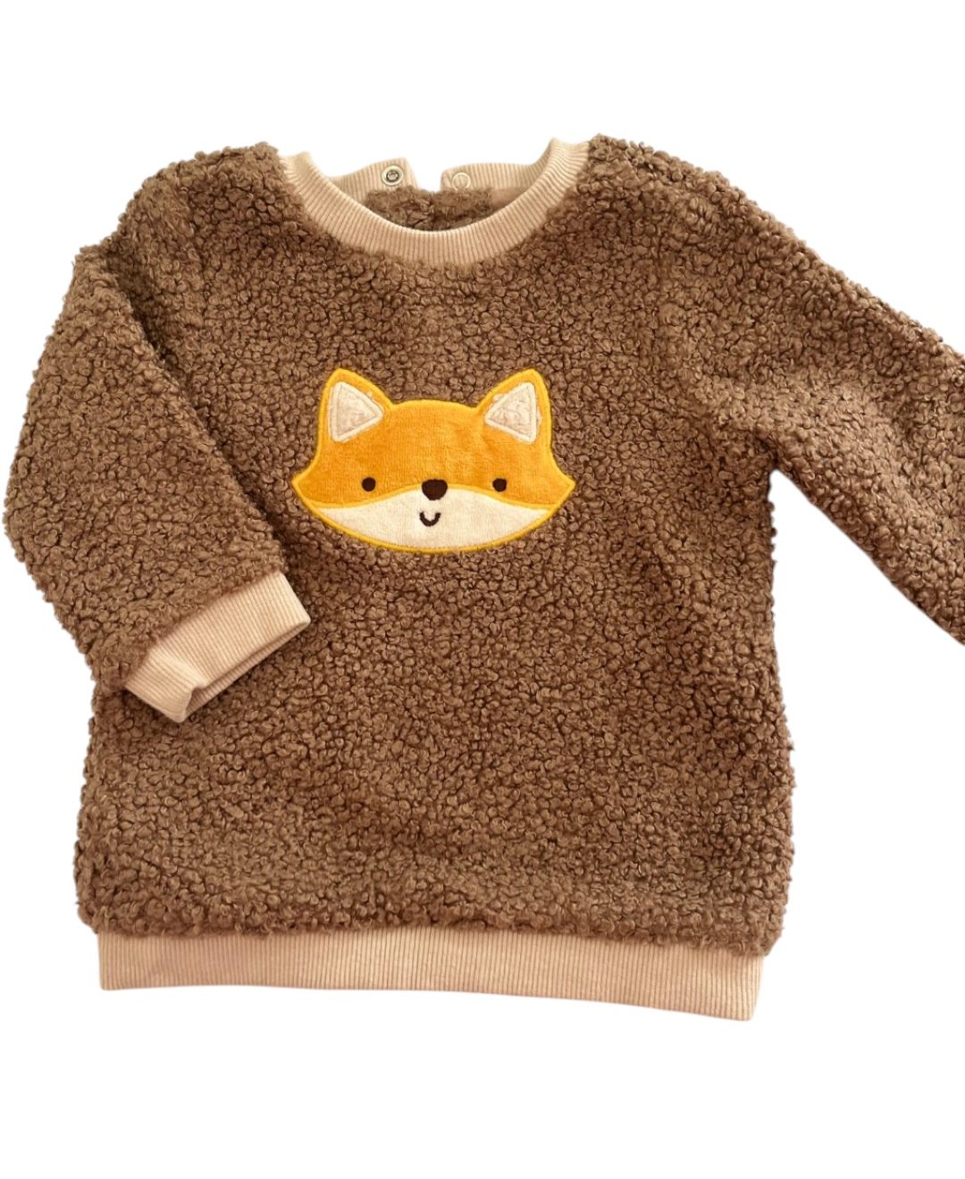 Orchestra brown fox fleece sweater 9M