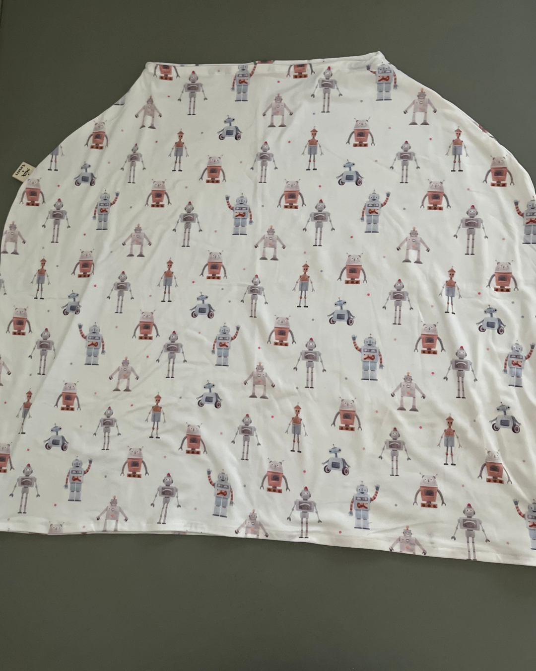 White robots privacy scarf