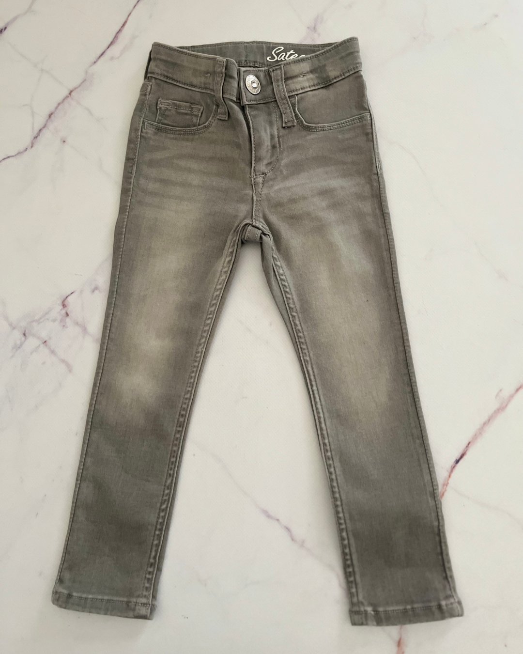 &Denim grey skinny fit jeans 18/24M