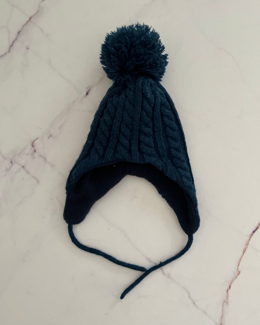 Woolworths blue knitted beanie 1/3M