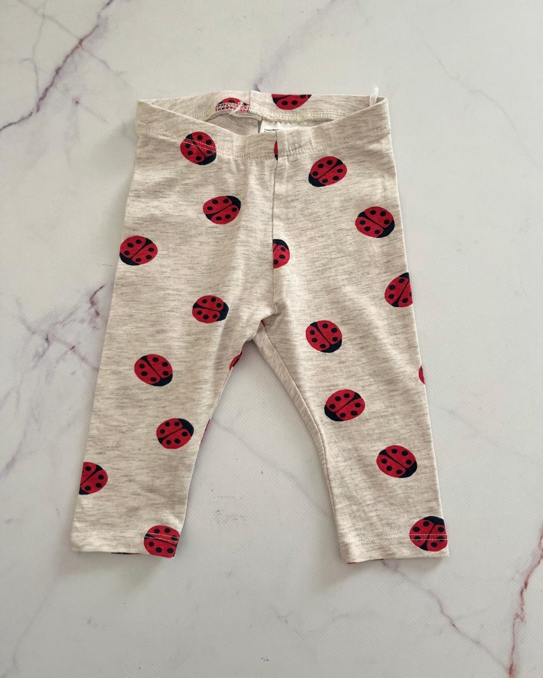 H&M grey ladybird pants 3M