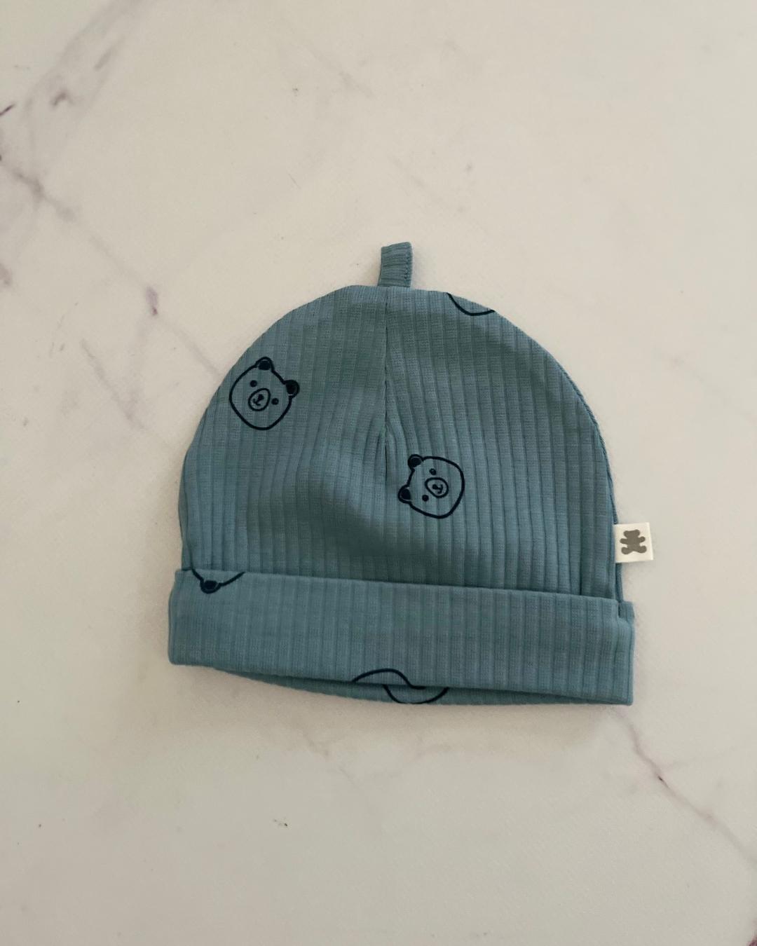 Woolworths blue bear beanie 1/3M