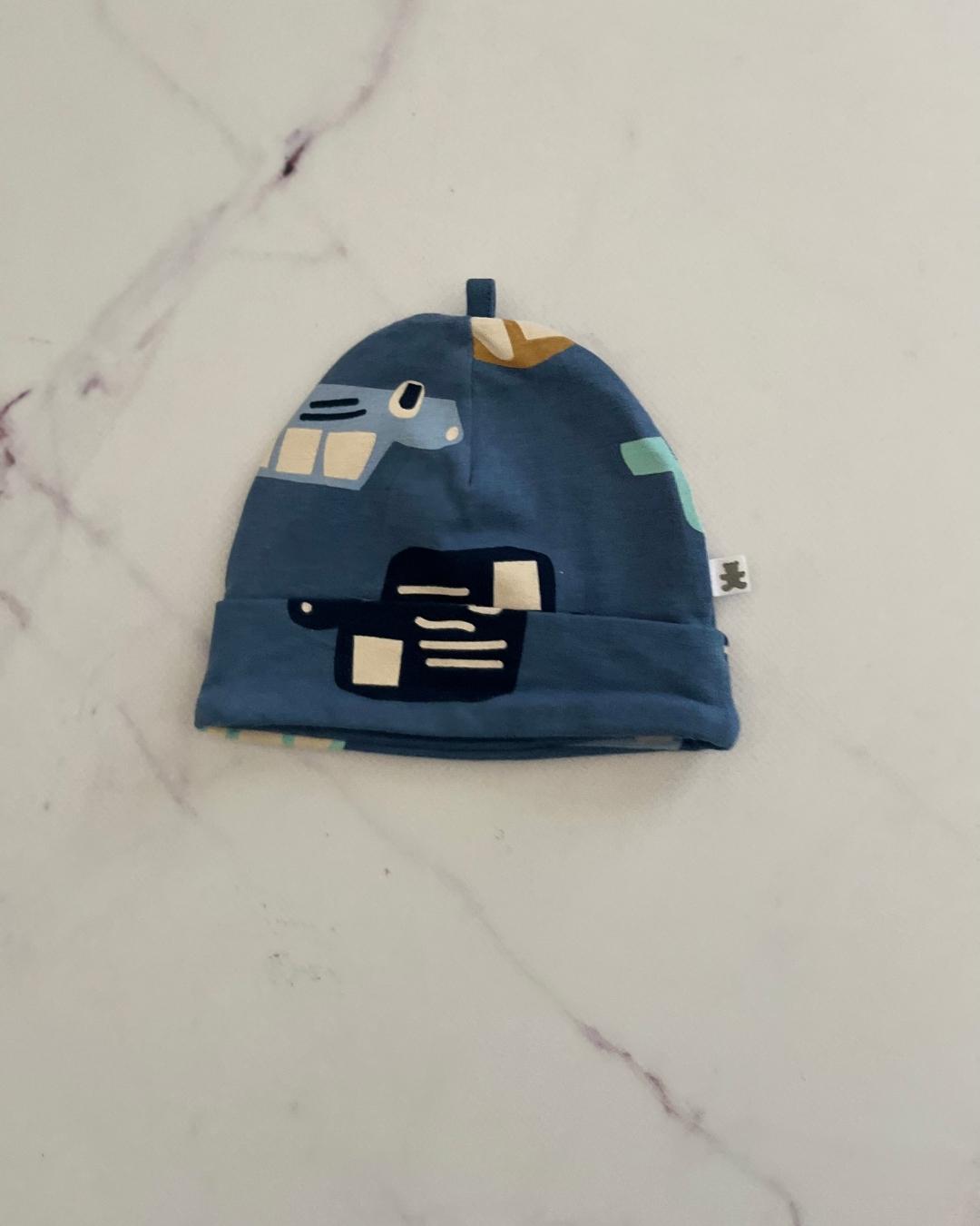 Woolworths blue cars beanie 1/3M