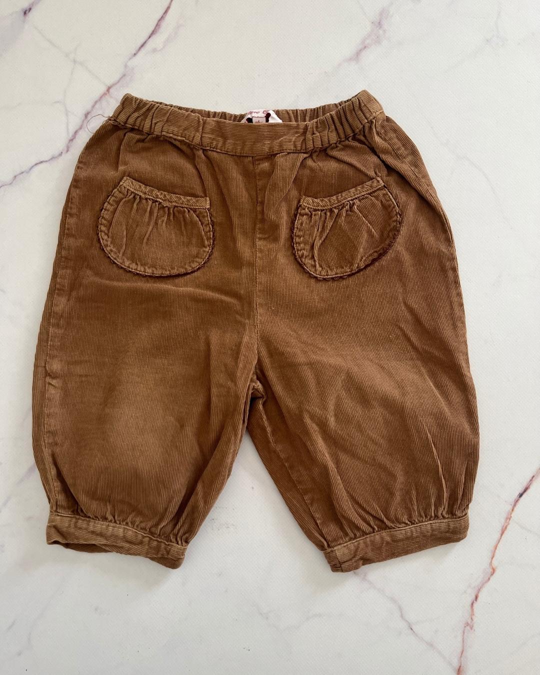 Configure brown corduroy pants 18/24M
