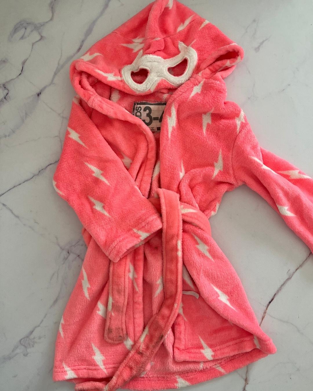 Cotton On orange powerbolt gown 3/4Y