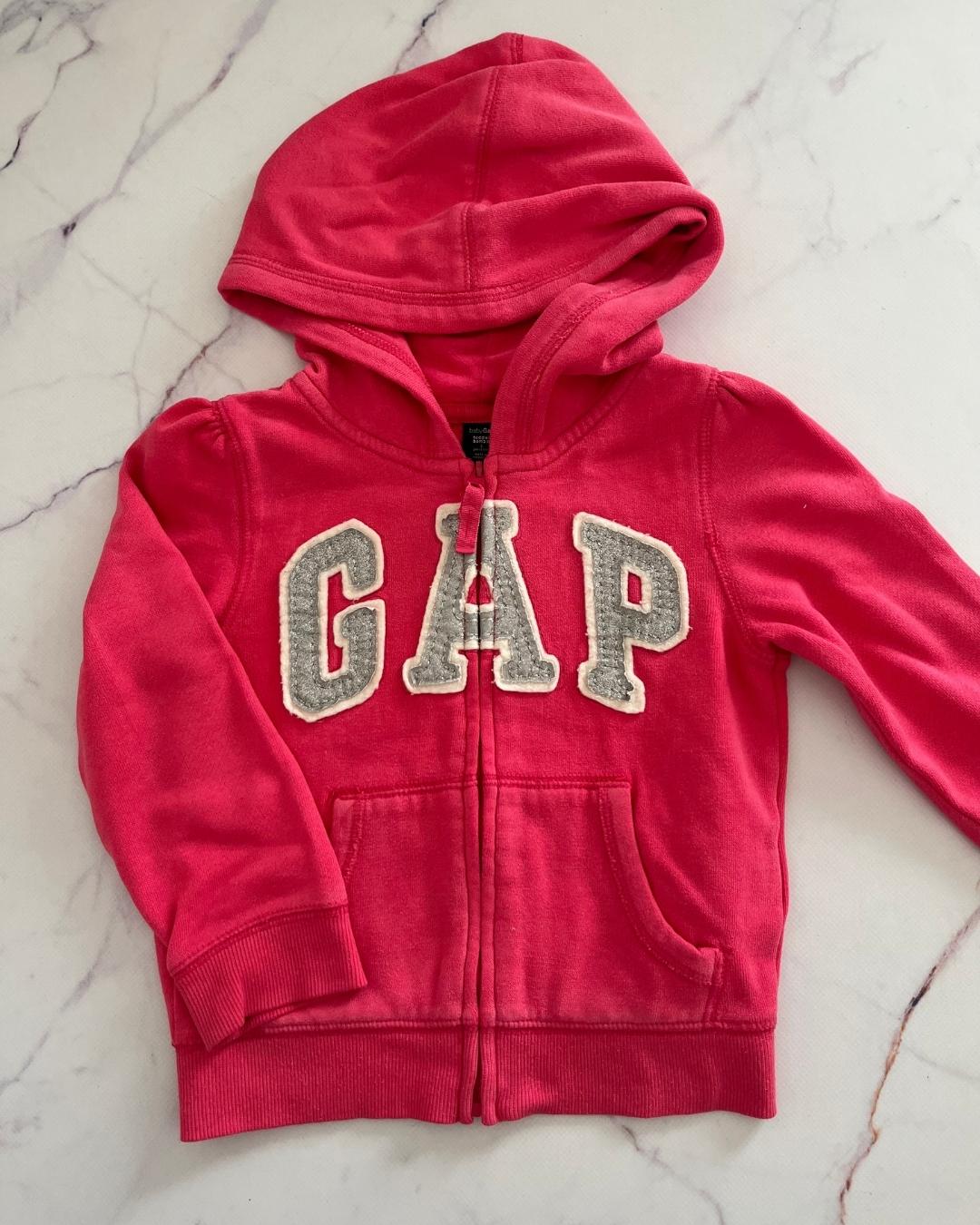 Gap pink hoodie 3Y