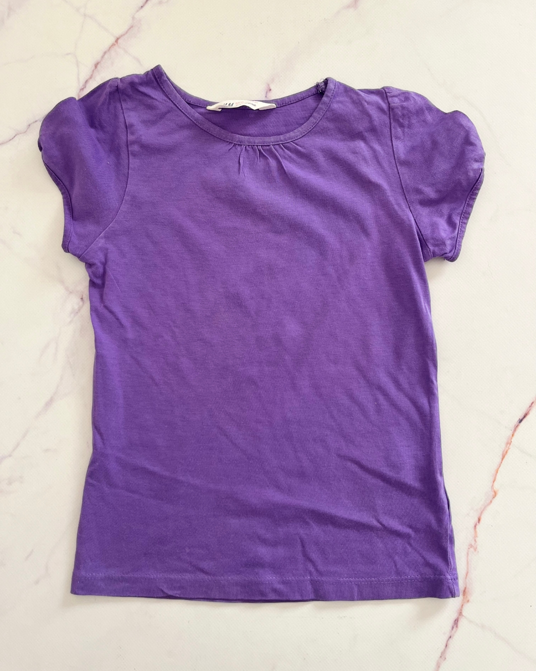 H&M purple top 4/6Y