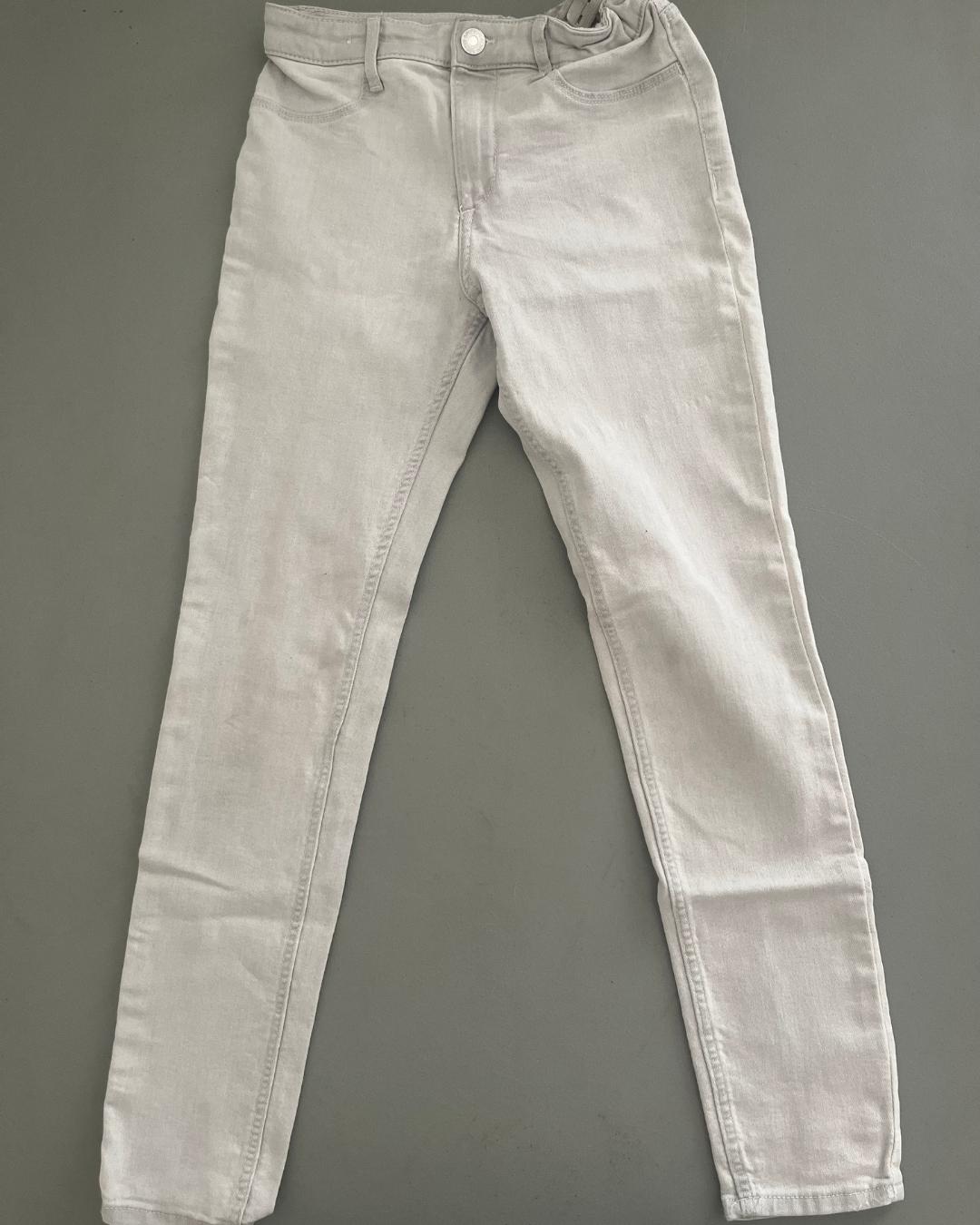 &Denim light grey jeans 9/10Y