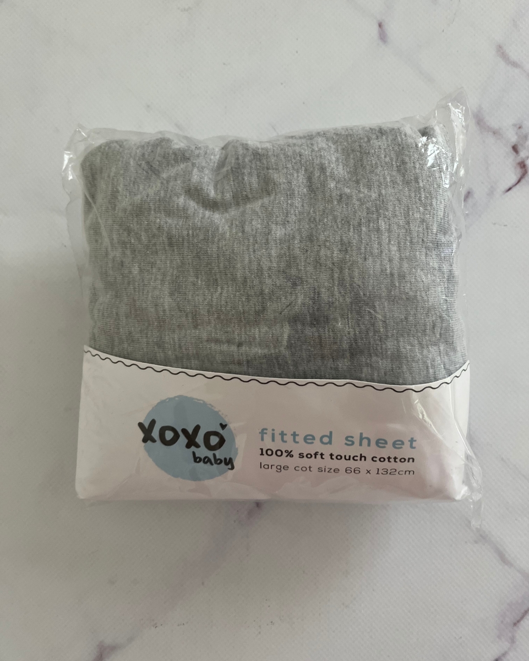 *NEW* XOXO grey fitted sheet