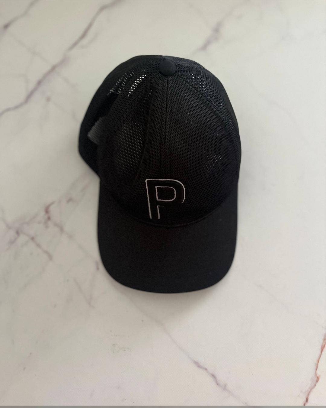 Puma black mesh cap small