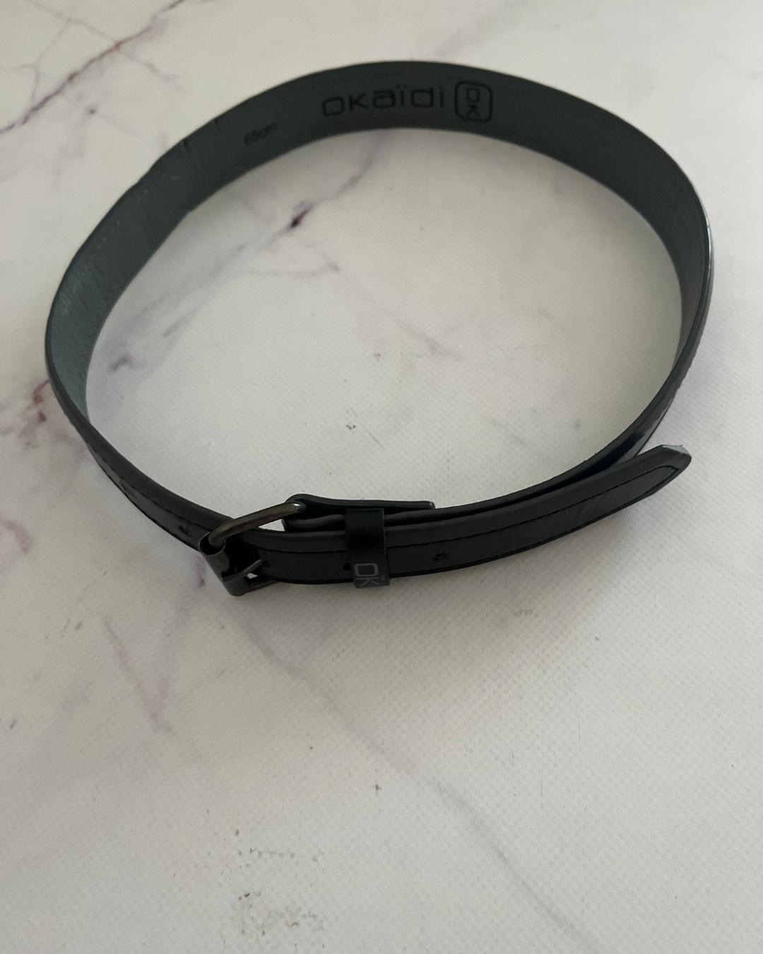 Okaidi black thin belt 65cm